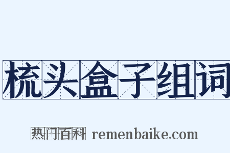 梳头盒子组词是什么意思的图片